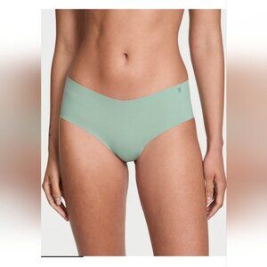 Victoria’s Secret No-Show Strappy Cheeky Panty Seasalt Green Size L (New)